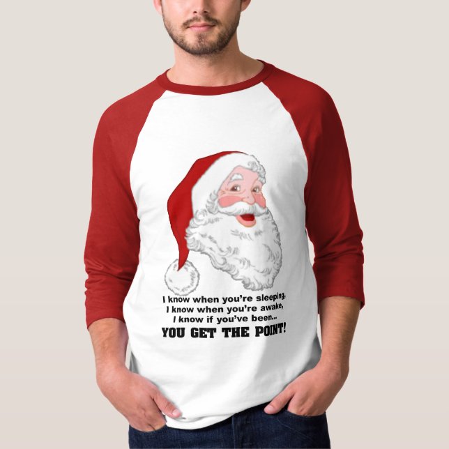 Santa conoce la camiseta (Anverso)