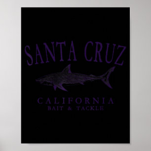 Santa cruz california vintage plum arte pesca