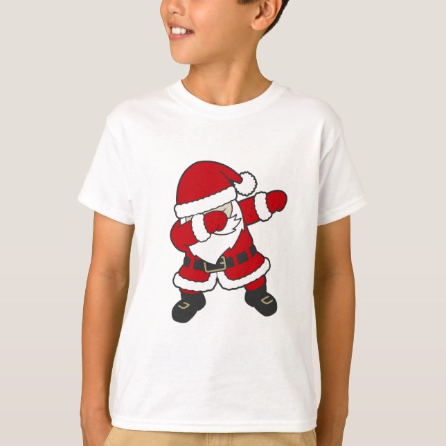 Santa Dabbing playera Christmas Xmas Funny Dab (Anverso)