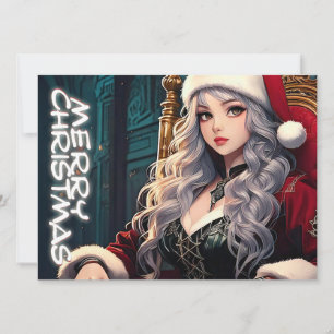 Santa de Cabello Plateado – Feliz Navidad
