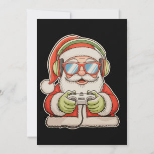 Santa de Navidad Jugador Juegos de Video Xmas