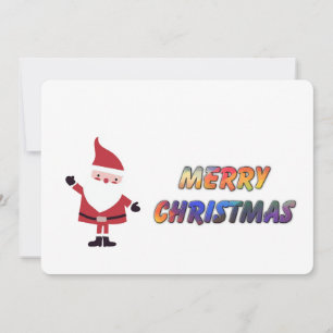 Santa dice Feliz Navidad - Personaliza foto