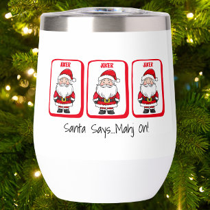 Santa Dice... ¡Mahj Encendida! Navidad Personaliza