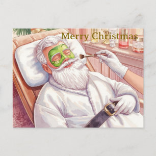 Santa en el spa de la bañera tema de Navidad