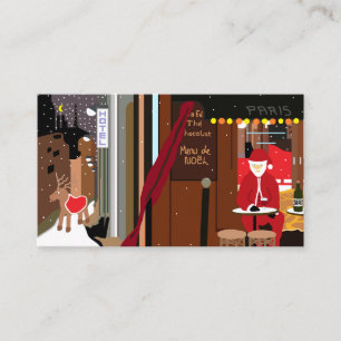 Santa en París, Invitación de Entrada a la Fiesta