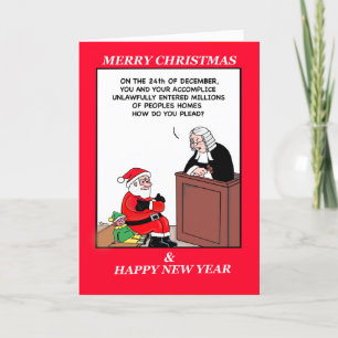 Santa en problema en el navidad