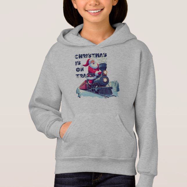 Santa en un tren (Anverso)