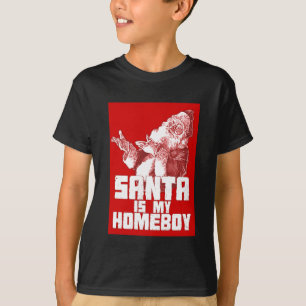 Santa es mi camiseta del Homeboy - modificada para