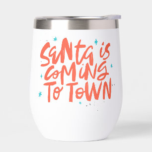 Santa está llegando al diseño de las vacaciones en