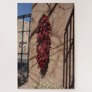 Santa Fe Nuevo México Chili Ristra Jigsaw Puzzle