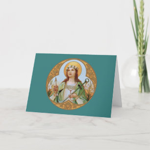 Santa Filomena (BK 005) Tarjeta de Felicitación en