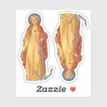 Santa Filomena con Pegatina de vinilo de corte de 