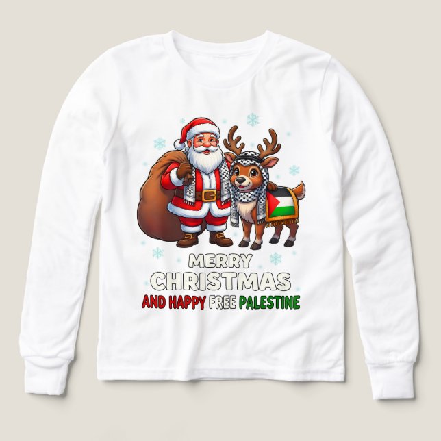Santa for Palestine – Christmas Peace (Diseño frontal)