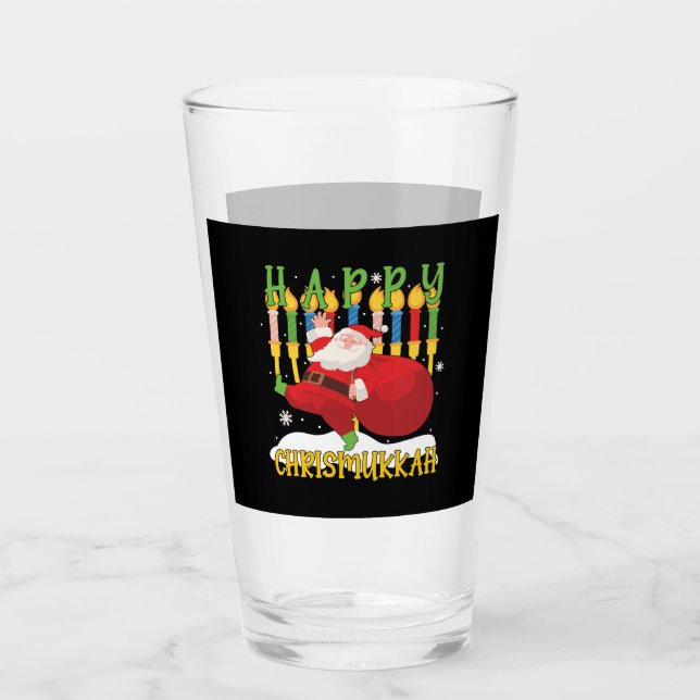 Santa Happy Chrismukkah Funny Hanukkah Navidades (Anverso)