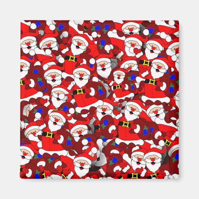 santa imán feliz (Frente)