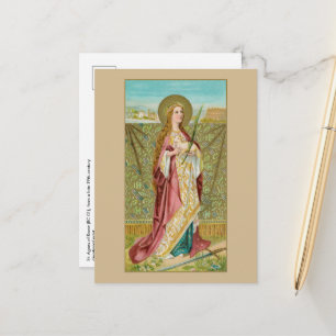 Santa Inés de Roma (AC 01) Tarjeta Postal