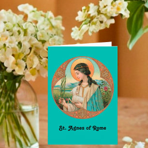 Santa Inés de Roma (BK 006) Tarjeta