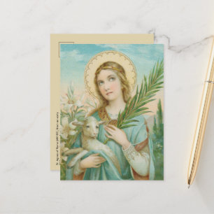 Santa Inés de Roma (MH 01) Postal