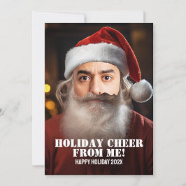 ¡Santa Instante! Solo añade tu cara. Tarjeta de Na