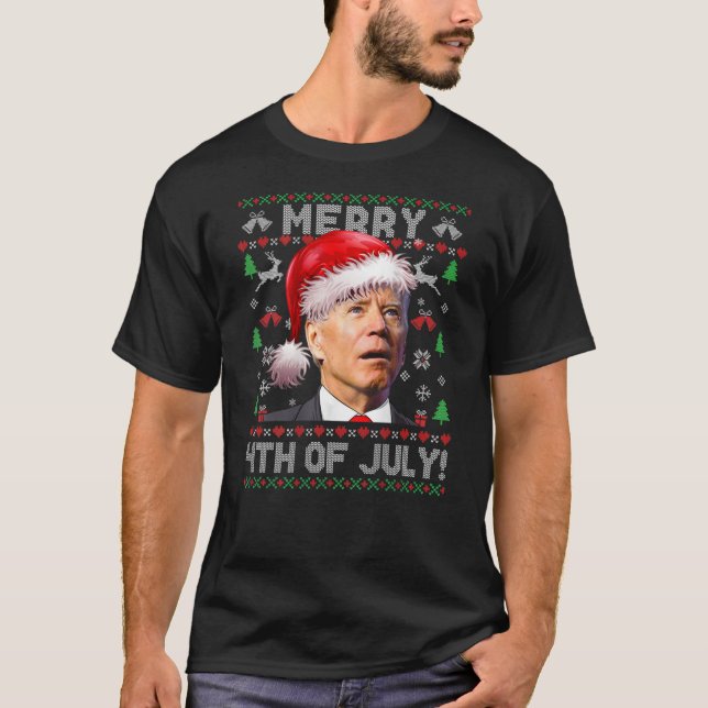 Santa Joe Biden 4 De Julio Suéter Feo (ON (Anverso)