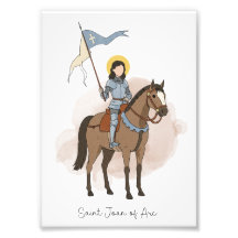 Santa Juana de Arco, impresión fotográfica de sant