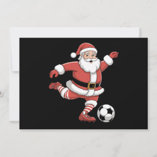 Santa Juega Fútbol Deportes De Navidad
