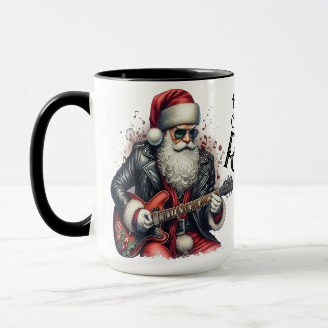 Santa Jugando la Copa de la Guitarra Eléctrica (Izquierda)