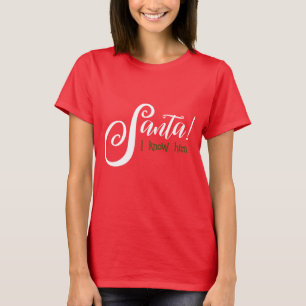 Santa Lo conozco como una camiseta
