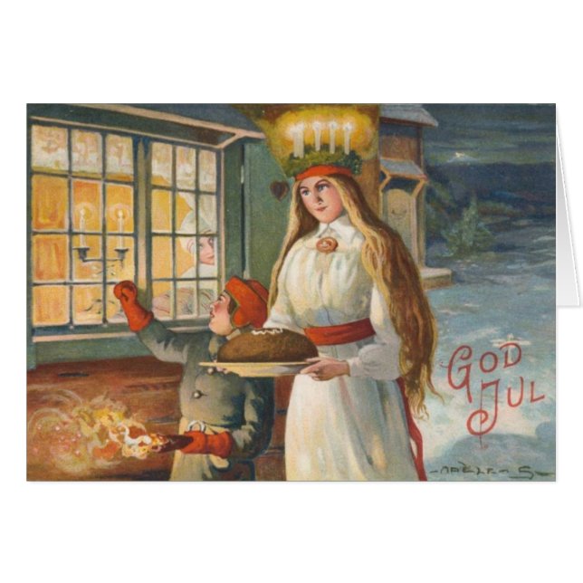 Santa Lucía | Lucia Patrona Santo de Ojo Diciembre (Anverso (Horizontal))