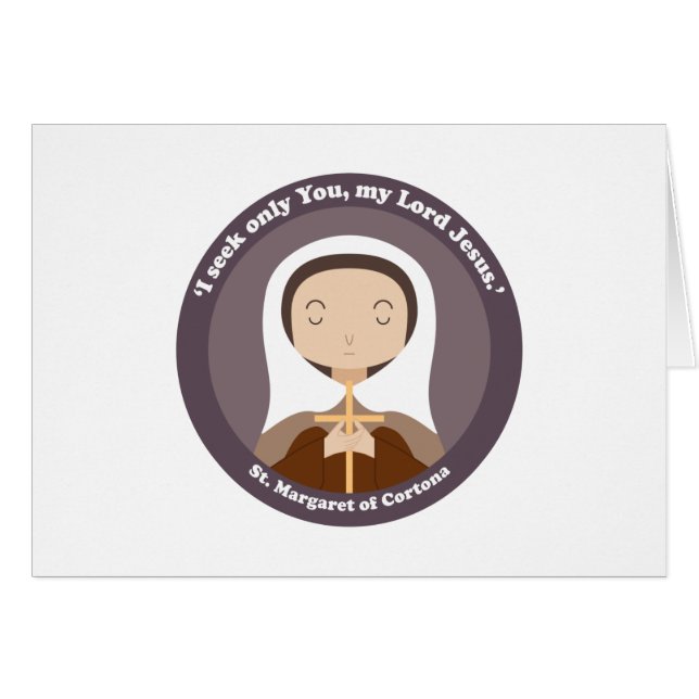 Santa Margarita de Cortona (Anverso (Horizontal))