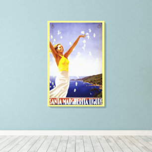 Santa Margherita Ligure, Italia Arte de Viajes Ant