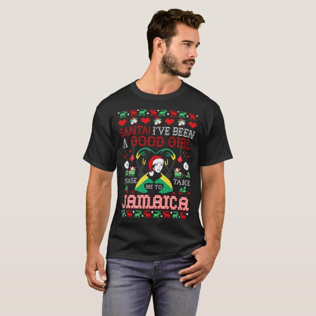 Santa me lleva al suéter feo del navidad de (Anverso completo)