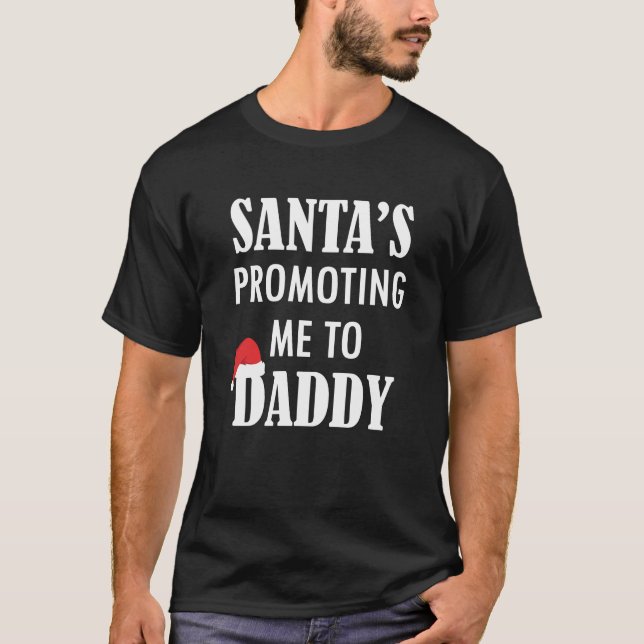 Santa me promovió camisa del papá del navidad del (Anverso)