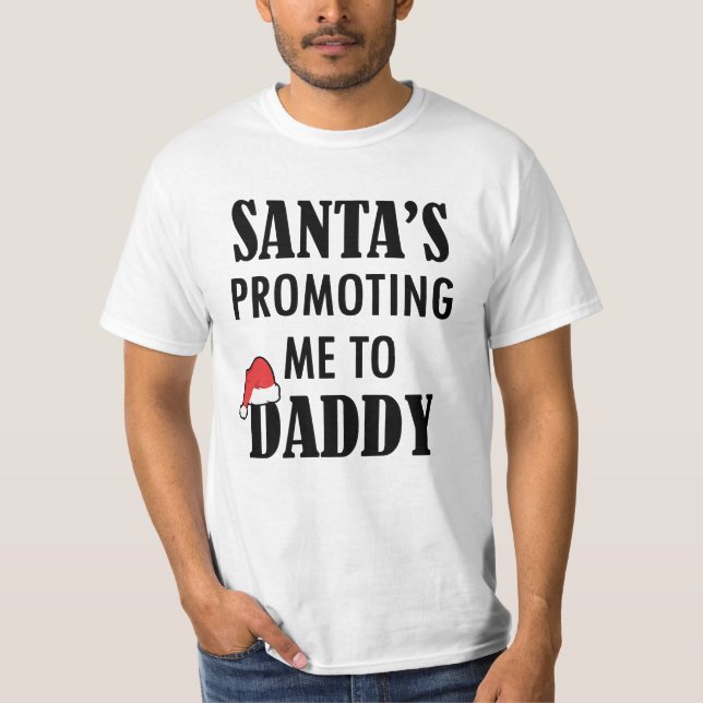 Santa me promovió camisa del papá del navidad del (Anverso)