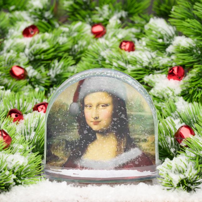 Santa Mona Lisa Merry Christmas Funny (Navidad)