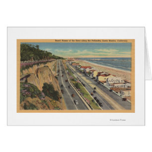 Santa Mónica, CA - Escena de playa a lo largo de P