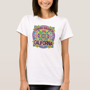 Santa Mónica CALIFORNIA Camiseta feliz