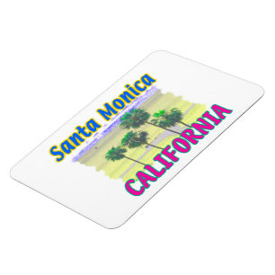 Santa Mónica California Imán de Palma y Playa