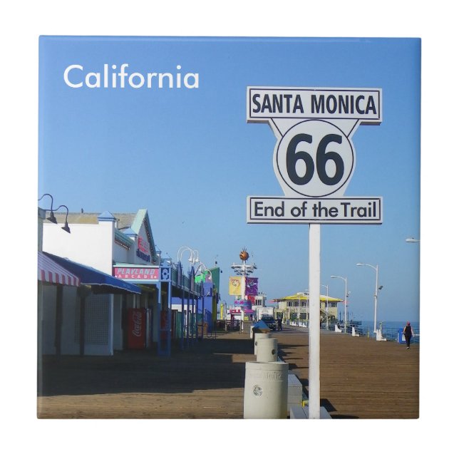 ¡Santa Mónica - teja de la ruta 66! (Frente)