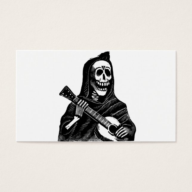 Santa Muerte tocando guitarra (Frente)