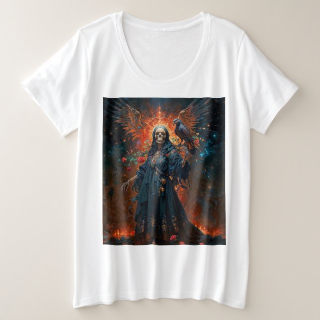 Santa Muerte Vestido Negro (Anverso del diseño)