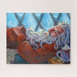 "Santa Napping" rompecabezas