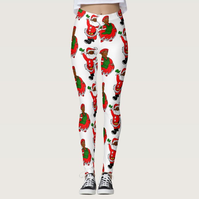 santa negra mrs claus leggings (Anverso)