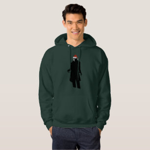 santa nosferatu xmas mens sudadera capucha