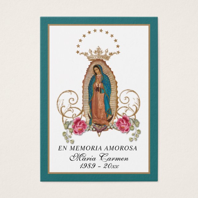 Santa Oración de Nuestra Señora de Guadalupe (Frente)