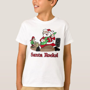 Santa oscila la camiseta