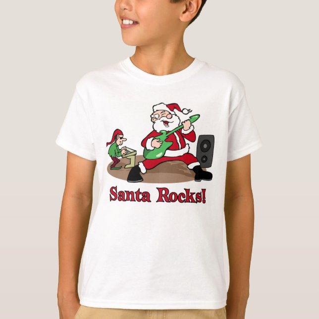 Santa oscila la camiseta (Anverso)