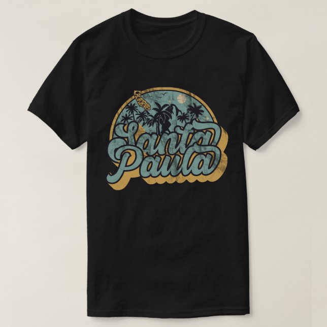 Santa Paula, camiseta de California (Diseño del anverso)