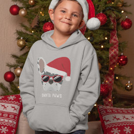 Santa Paws Navidad Blue Merle Bulldog Francés