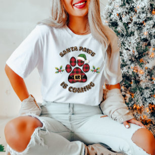 Santa Paws viene con camiseta